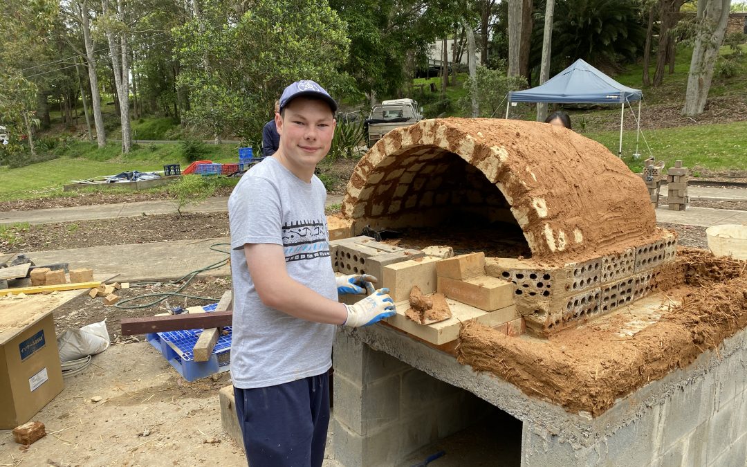 building pizza oven